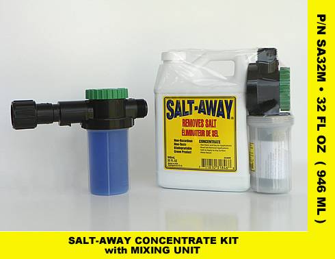 SALT-AWAY CONCENTRATE KIT WITH MIXING UNIT