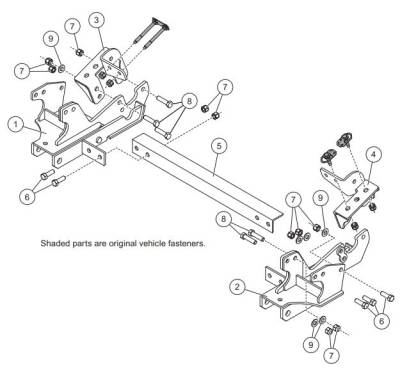 Western - Western UltraMount Kit 31270 Ford 2017 Super Duty