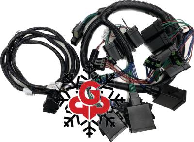 Western - 74993-1 Western Fisher Ford 2020-2022 LED Headlight Harness Kit