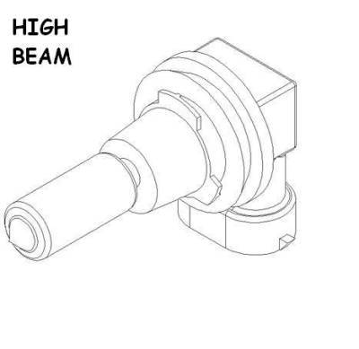 Boss - Boss High Beam Headlight Bulb MSC11107