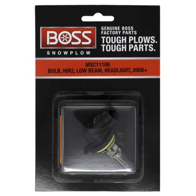 Boss Plow Parts - Boss Plow Side Electrical - Boss - Boss Low Beam Headlight Bulb MSC11106
