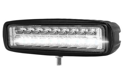 Buyers - 6" Rectangular LED Spot Beam Work Lamp With Strobe Light - Image 2